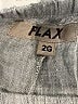 Flax 100% Linen Solid Gray Linen Pants Size 22 (2G) - photo 4
