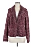 Chico's Tweed Burgundy Blazer Size Med (1) - photo 1