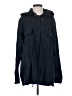 Lauren by Ralph Lauren 100% Polyester Solid Blue Raincoat Size XXS (estimated) - photo 1