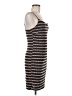 Assorted Brands Stripes Brown Casual Dress Size L - photo 4