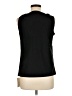 Floral Blooming 100% Polyester Black Sleeveless Blouse Size M - photo 2