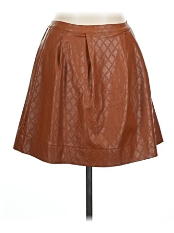 Ya Los Angeles Faux Leather Skirt (view 1)