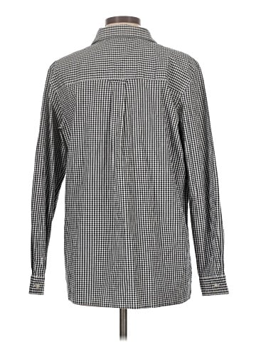 Denim & Co Long Sleeve Button-Down Shirt (view 2)