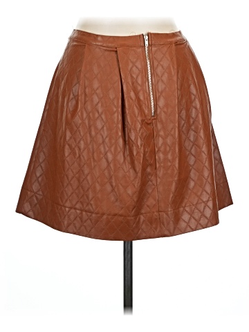 Ya Los Angeles Faux Leather Skirt (view 2)