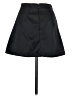 H&M Solid Black Casual Skirt Size 2 - photo 2