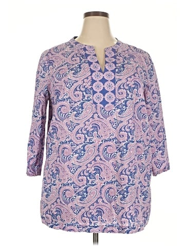 Talbots Outlet 3/4 Sleeve Blouse (view 1)