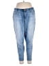Democracy Solid Blue Jeans Size 16 - photo 1