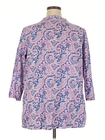 Talbots Outlet 3/4 Sleeve Blouse (view 2)