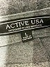Active USA Chevron-herringbone Gray Casual Pants Size L - photo 7