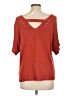 Apt. 9 Red 3/4 Sleeve Top Size L - photo 2