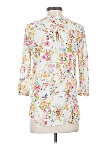 Zara Basic 3/4 Sleeve Blouse (view 2)