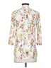 Zara Basic 100% Cotton Floral White 3/4 Sleeve Blouse Size SmEstimated - photo 2