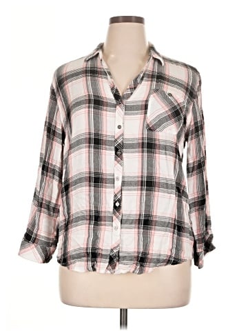 Holding Horses 3/4 Sleeve Button-Down Shirt (view 1)