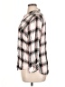 Holding Horses 100% Rayon Plaid Silver 3/4 Sleeve Button-Down Shirt Size XL - photo 5