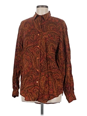 Casual Corner Long Sleeve Button-Down Shirt (view 1)