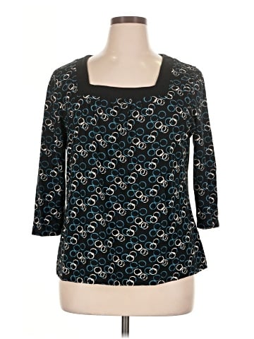 Croft & Barrow 3/4 Sleeve Top (view 1)