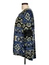Hannah Blue Long Sleeve Blouse Size L - photo 5
