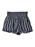 Three Dots 100% Rayon Chevron-herringbone Blue Shorts Size M - photo 1