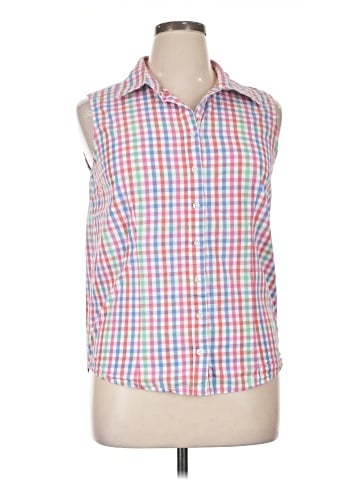 Chadwicks Sleeveless Button-Down Shirt (view 1)