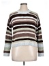 Studio B by BOBEAU Stripes Brown Pullover Sweater Size XL - photo 1