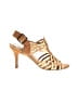 Cynthia Vincent Animal Print Tan Sandals Size 7 1/2 - photo 1