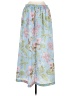 DonnKenny Classics 100% Polyester Floral Blue Casual Skirt Size M - photo 2