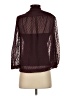 Madewell 100% Polyester Burgundy 3/4 Sleeve Blouse Size XS - photo 2