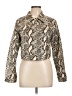 Kittenish Animal Print Gold Jacket Size L - photo 1