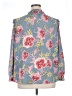 Ann Taylor LOFT 100% Polyester Blue Long Sleeve Blouse Size 14 - photo 2
