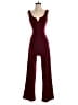 Mi ami Solid Burgundy Jumpsuit Size XXS - photo 1