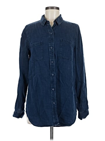 Banana Republic Factory Store Long Sleeve Button-Down Shirt (view 1)