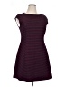 Gap Stripes Burgundy Casual Dress Size 14 - photo 1