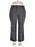 Apt. 9 Solid Gray Casual Pants Size 14 Petite - photo 1