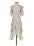 LoveShackFancy Floral Ivory Cocktail Dress Size XS - photo 1