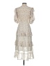 LoveShackFancy Floral Ivory Cocktail Dress Size XS - photo 2
