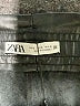 Zara Metallic Black Shorts Size S - photo 3