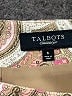 Talbots 100% Cotton Paisley Tan Formal Skirt Size 6 - photo 3