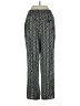 Hei Hei 100% Rayon Print Black Casual Pants Size S - photo 2