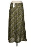 J.Crew 100% Polyester Print Green Casual Skirt Size S - photo 2