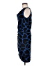 MICHAEL Michael Kors Graphic Blue Cocktail Dress Size M - photo 5