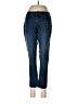 Express Jeans Solid Blue Jeans Size 8 - photo 1