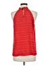 Shein 100% Polyester Red Sleeveless Blouse Size 8 - photo 2