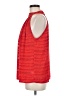 Shein 100% Polyester Red Sleeveless Blouse Size 8 - photo 5