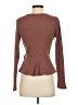 Sienna Sky Brown Long Sleeve Top Size S - photo 2