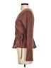 Sienna Sky Brown Long Sleeve Top Size S - photo 5