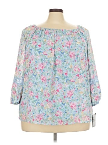 I.N. Studio 3/4 Sleeve Blouse (view 1)