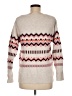 Ann Taylor LOFT Chevron-herringbone Tan Pullover Sweater Size M - photo 2