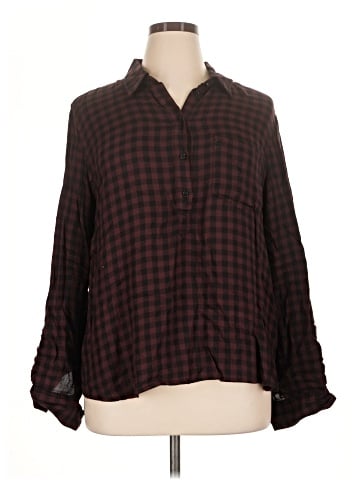 Cosmic Blue Love Long Sleeve Blouse (view 1)