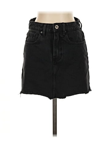 Zara TRF Denim Skirt (view 1)