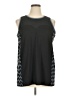 Tema Athletics Black Sleeveless T-Shirt Size 1X - photo 1
